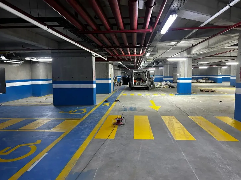 Otopark montaj çalışması — Aksoy Trafik